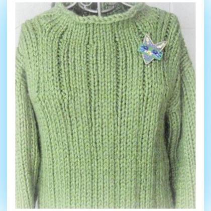 Loose Long Bulky Sweater Knitting Pattern For Teen To ...